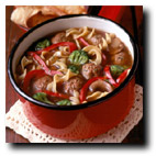 Italian Meatball & Noodle Soup