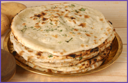 Green Peas Parathas