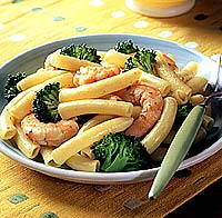 Caesar Shrimp and Pasta
