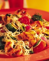 Shrimp Pasta Salad BBQ recipe