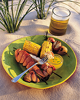Smoky Lobster Tails and Corn on the Cob BBQ Recipe